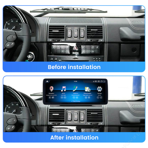 Navigatie dedicata Mercedes G Class G500 w461 w463 2007-2011, 8GB RAM 256GB ROM, Procesor Qualcomm Octacore, Android 14, Rezolutie 2K, Display QLED 10.25", DSP, Carplay&Android Auto, SIM 4G [3]