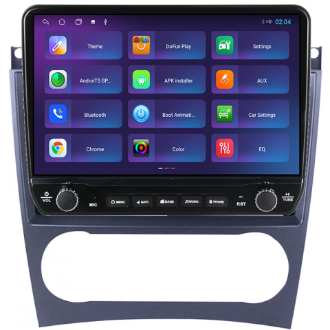 Navigatie dedicata Mercedes C-Class W203 2003-2007 Tesla cu butoane rotative model 2024, 4GB RAM 64GB ROM, Procesor Quadcore, Android 14, Display QLED 10", DSP, Carplay&Android Auto [3]