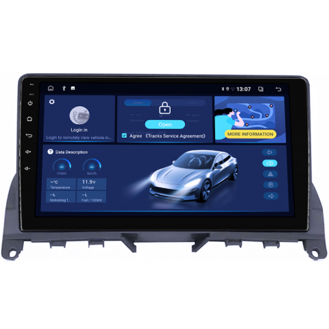 Navigatie dedicata Mercedes C Class W204 ( 2006 - 2012 ), 8GB RAM 128GB ROM, Octacore, Platforma TS18, Android 13, Display QLED 9”, Suporta camera 360º, DSP, Carplay&Android Auto, SIM 4G, Ventilator A [1]