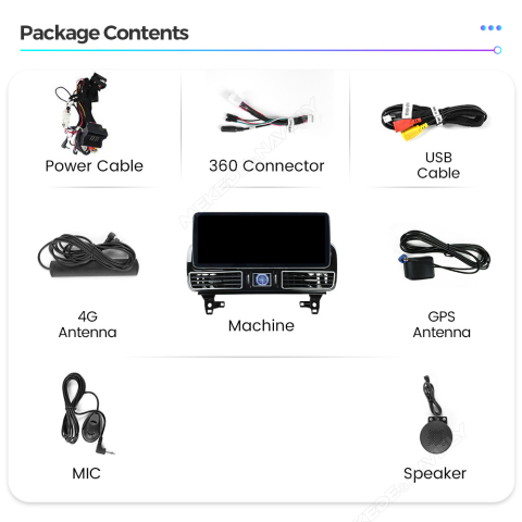 Navigatie dedicata Mercedes GLE w166 2016-2018, x166 2016-2018, 8GB RAM 256GB ROM, Procesor Qualcomm Octacore, Android 14, Rezolutie 2K, Display QLED 12.5", DSP, Carplay&Android Auto, SIM 4G [1]