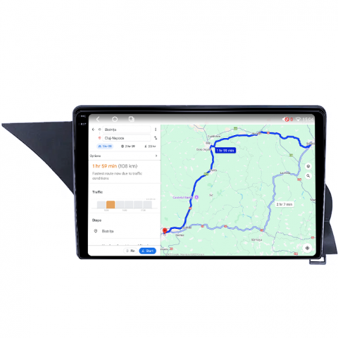 Navigatie dedicata Mercedes GLK 2013-2015, 4GB RAM 64GB ROM, Octacore, Android 14, Display QLED 1K 9", Carplay&Android Auto, SIM 4G, Ventilator Activ [3]