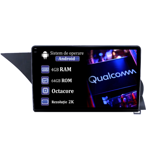 GLK 2008-2015 - Navigatie dedicata Mercedes GLK 2013-2015,4GB RAM 64GB ROM, Procesor Qualcomm Octacore, Android 14, Rezolutie 2K, Display QLED 9", DSP, Carplay&Android Auto, SIM 4G