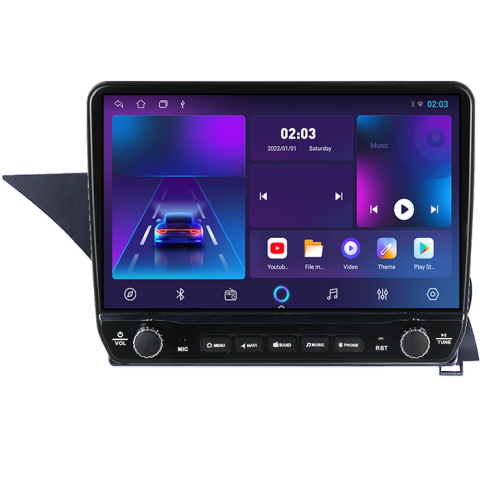 Navigatie dedicata Mercedes GLK 2013-2015 Tesla cu butoane rotative model 2024, 4GB RAM 64GB ROM, Procesor Quadcore, Android 14, Display QLED 10", DSP, Carplay&Android Auto [4]