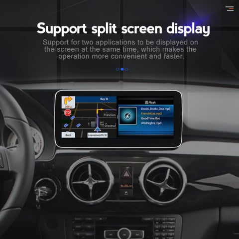 Navigatie dedicata Mercedes GLK X204 NTG 4.5, Procesor Qualcomm, Android 13, Wireless Carplay si Android auto, 8GB RAM 256GB ROM, Octacore 2.0ghz, Display IPS 1920*1080, 12.3 inch [1]