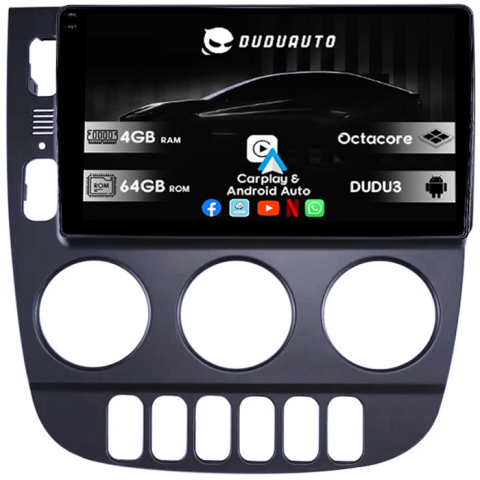 Navigatii Dedicate - Navigatie dedicata Mercedes ML W163 2001 - 2005 DUDU3, 4GB RAM 64GB ROM, Octacore, Platforma 8581, Android, Display QLED 9", DSP, Carplay&AndroidAuto