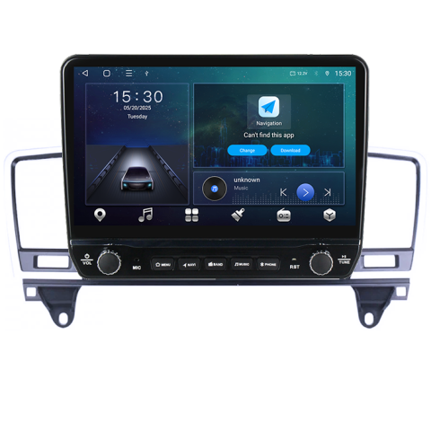 Navigatie dedicata Mercedes ML, GL-Class GL X166 2012-2015, Tesla cu butoane rotative model 2024, 4GB RAM 64GB ROM, Procesor Quadcore, Android 14, Display QLED 10", DSP, Carplay&Android Auto [6]