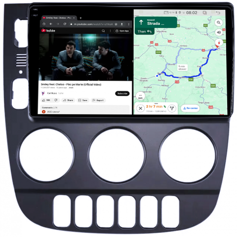 Navigatie dedicata Mercedes ML W163 2001-2005, 4GB RAM 64GB ROM, Quad Core, Display 9" QLED 1K, Carplay, Android 14, Bluetooth, Magazin Play, Suport Camere AHD [5]