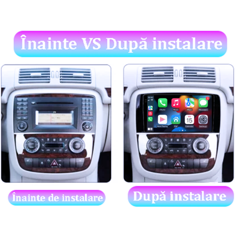 Navigatie dedicata Mercedes R Class W251 2005-2017, 8GB RAM 128GB ROM, Octacore, Platforma 7862, Android 14, Display QLED 9", Suporta camera 360", DSP, Carplay&Android Auto, SIM 4G, Ventilator Acti [5]