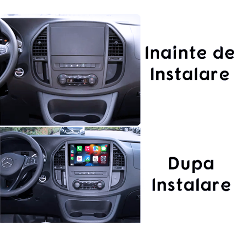 Navigatie dedicata Mercedes Vito 3, 8GB RAM 128GB ROM, Octacore, Platforma TS18,Android 14, Display QLED 10", Suporta camera 360", DSP, Carplay&Android Auto, SIM 4G, Ventilator Activ [5]