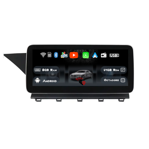 Navigatii Dedicate - Navigatie dedicata Mercedes GLK, NTG 4.5, Display Integrat, QLED, 1280*720, 10.25", 8 GB RAM, 64 GB ROM, Octacore, Android
