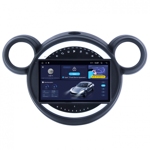 Navigatie dedicata Mini Cooper Countryman 2007-2014, 4GB RAM 64GB ROM, Octacore, Android 14, Display QLED 9", DSP, Carplay&Android Auto, SIM 4G, Ventilator Activ [1]