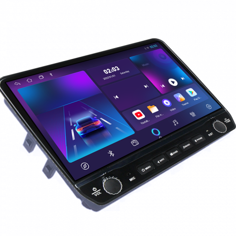 Navigatie dedicata Alfa Romeo 159 Tesla cu butoane rotative model 2024, 4GB RAM 64GB ROM, Procesor Quadcore, Android 14, Display QLED 10", DSP, Carplay&Android Auto [2]