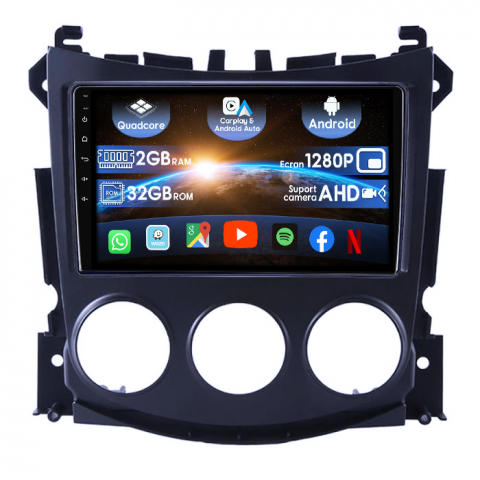 370Z 2008-2011 - (Resigilata) Navigatie dedicata Nissan 370Z 2008-2011, 2GB RAM 32GB ROM, Quad Core, Display 9" IPS Full HD, Carplay&Android Auto, Android 14, Suport camere AHD