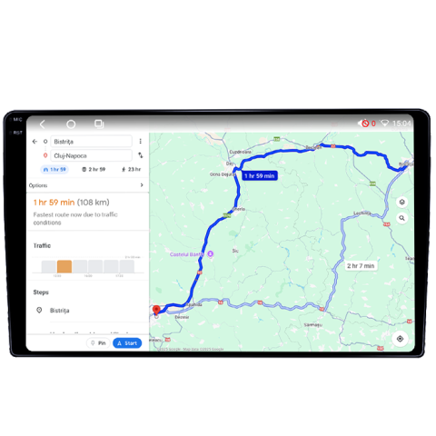 Navigatie dedicata Mitsubishi Airtrek Outlander 2001-2005, 4GB RAM 32GB ROM, Octacore, Android 14, Display QLED 1K 10", DSP, Carplay&Android Auto, SIM 4G, Bluetooth, Ventilator Activ [3]
