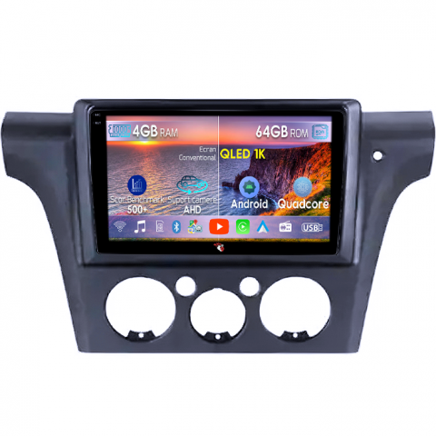Mitsubishi airtrek outlander - Navigatie dedicata Mitsubishi Airtrek Outlander 2001-2005, 4GB RAM 64GB ROM, Octacore, Android 14, Display QLED 1K 10", Carplay&Android Auto, SIM 4G, Ventilator Activ