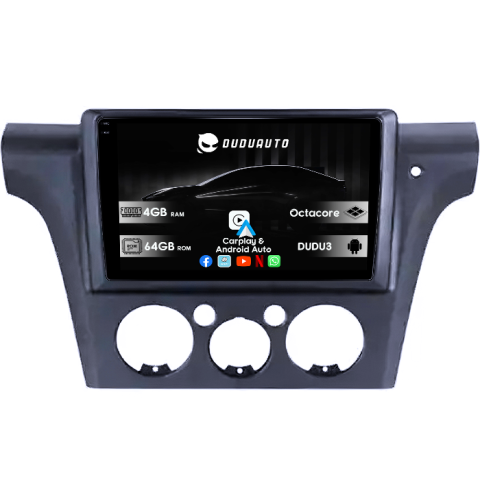 Mitsubishi airtrek outlander - Navigatie dedicata Mitsubishi Airtrek Outlander 2001-2005, DUDU3, 4GB RAM 64GB ROM, Octacore, Platforma 8581, Android, Display QLED 9", DSP, Carplay&AndroidAuto