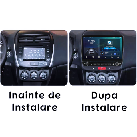 Navigatie dedicata Mitsubishi ASX 2010-2019 Tesla cu butoane rotative model 2024, 4GB RAM 64GB ROM, Procesor Quadcore, Android 14, Display QLED 10", DSP, Carplay&Android Auto [6]