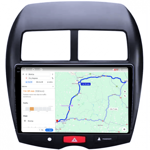 Navigatie dedicata Mitsubishi ASX 2010-2019, 4GB RAM 64GB ROM, Octacore, Android 14, Display QLED 1K 10", Carplay&Android Auto, SIM 4G, Ventilator Activ [3]