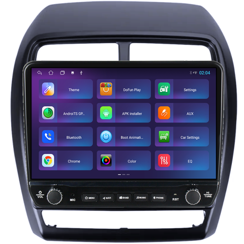 Navigatie dedicata Mitsubishi ASX 2016-2022 Tesla cu butoane rotative model 2024, 4GB RAM 64GB ROM, Procesor Quadcore, Android 14, Display QLED 10", DSP, Carplay&Android Auto [3]