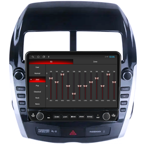 Navigatie dedicata Mitsubishi ASX 2010-2019 Tesla cu butoane rotative model 2024, 4GB RAM 64GB ROM, Procesor Quadcore, Android 14, Display QLED 10", DSP, Carplay&Android Auto [1]