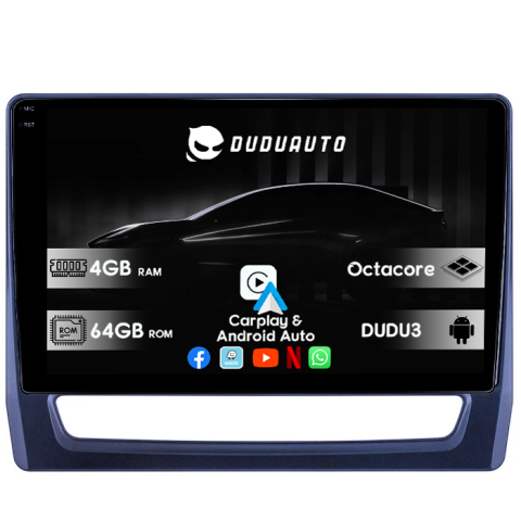 Navigatii Dedicate - Navigatie dedicata Mitsubishi ASX 2019+, DUDU3, 4GB RAM 64GB ROM, Octacore, Platforma 8581, Android, Display QLED 10", DSP, Carplay&AndroidAuto