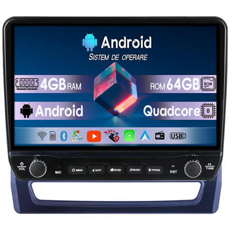 Mitsubishi - Navigatie dedicata Mitsubishi ASX 2019+ Tesla cu butoane rotative model 2024, 4GB RAM 64GB ROM, Procesor Quadcore, Android 14, Display QLED 10", DSP, Carplay&Android Auto