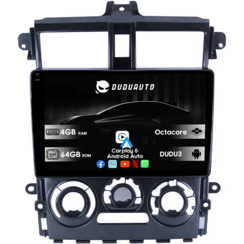 Navigatii Dedicate - Navigatie dedicata Mitsubishi Colt Plus 2007-2012, DUDU3, 4GB RAM 64GB ROM, Octacore, Platforma 8581, Android, Display QLED 10", DSP, Carplay&AndroidAuto