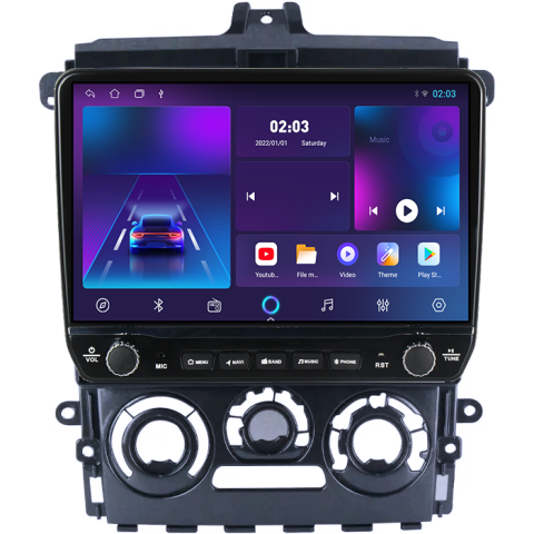 Navigatie dedicata Mitsubishi Colt Plus 2007-2012 Tesla cu butoane rotative model 2024, 4GB RAM 64GB ROM, Procesor Quadcore, Android 14, Display QLED 10", DSP, Carplay&Android Auto [4]