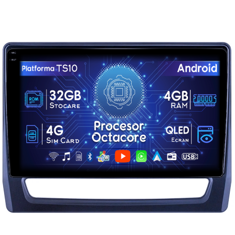 Mitsubishi - Navigatie dedicata Mitsubishi ASX 2019+, 4GB RAM 32GB ROM, Octacore, Android 14, Display QLED 1K 9", DSP, Carplay&Android Auto, SIM 4G, Bluetooth, Ventilator Activ