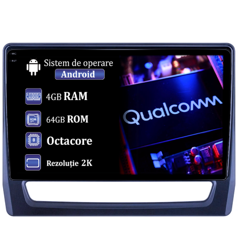 ASX 2019+ - Navigatie dedicata Mitsubishi ASX dupa 2019, 4GB RAM 64GB ROM, Procesor Qualcomm Octacore, Android 14, Rezolutie 2K, Display QLED 10", DSP, Carplay&Android Auto, SIM 4G