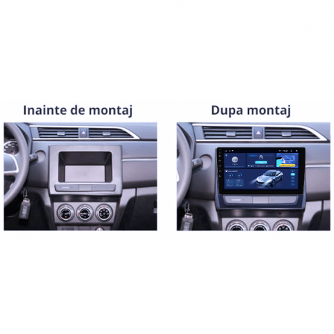 Navigatie dedicata Mitsubishi ASX dupa 2019, 4GB RAM 64GB ROM, Quad Core, Display 10" QLED 1K, Carplay, Android 14, Bluetooth, Magazin Play, Suport Camere AHD [4]