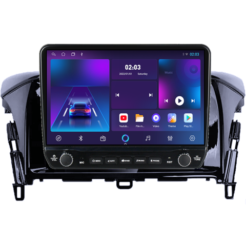 Navigatie dedicata Mitsubishi Eclipse Tesla cu butoane rotative model 2024, 4GB RAM 64GB ROM, Procesor Quadcore, Android 14, Display QLED 10", DSP, Carplay&Android Auto [4]