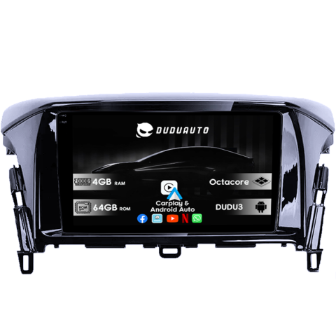 Navigatii Dedicate - Navigatie dedicata Mitsubishi Eclipse 2017+, DUDU3, 4GB RAM 64GB ROM, Octacore, Platforma 8581, Android, Display QLED 10", DSP, Carplay&AndroidAuto