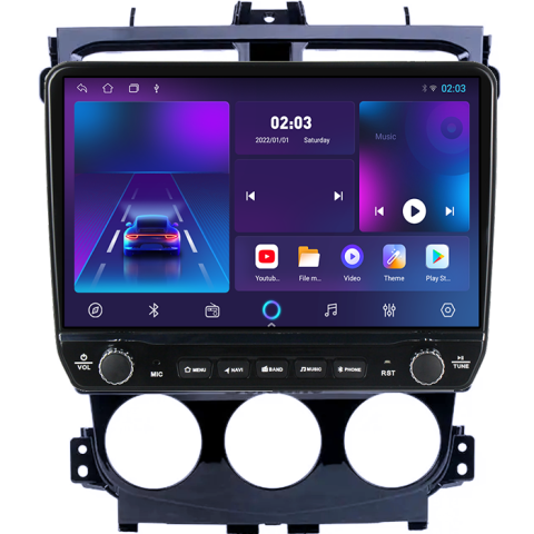 Navigatie dedicata Mitsubishi colt 2013 Tesla cu butoane rotative model 2024, 4GB RAM 64GB ROM, Procesor Quadcore, Android 14, Display QLED 10", DSP, Carplay&Android Auto [4]