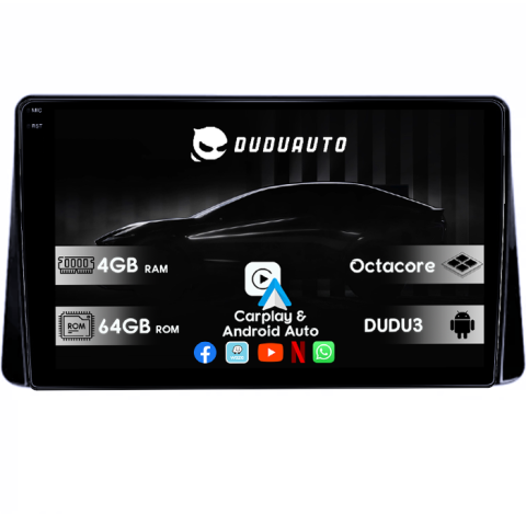 Eclipse Cross 2018-2019 - Navigatie dedicata Mitsubishi Eclipse Cross 2018-2019, DUDU3, 4GB RAM 64GB ROM, Octacore, Platforma 8581, Android, Display QLED 10", DSP, Carplay&AndroidAuto