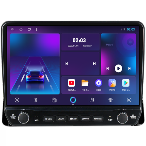 Navigatie dedicata Mitsubishi Eclipse Cross 2018-2019 Tesla cu butoane rotative model 2024, 4GB RAM 64GB ROM, Procesor Quadcore, Android 14, Display QLED 10", DSP, Carplay&Android Auto [4]