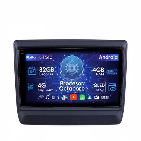 D-Max 2020 - Navigatie dedicata Isuzu D-Max 2020, 4GB RAM 32GB ROM, Octacore, Android 14, Display QLED  9", DSP, Carplay&Android Auto, SIM 4G, Bluetooth, Ventilator Activ