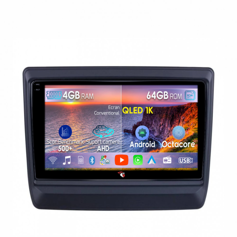 D-Max 2020 - Navigatie dedicata Isuzu D-Max 2020, 4GB RAM 64GB ROM, Octacore, Android 14, Display QLED 9", DSP, Carplay&Android Auto, SIM 4G, Ventilator Activ