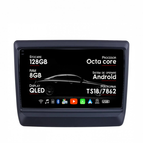 D-Max 2020 - Navigatie dedicata Isuzu D-Max 2020, 8GB RAM 128GB ROM, Octacore, Platforma TS18, Android 14, Display QLED 9", Suporta camera 360", DSP, Carplay&AndroidAuto
