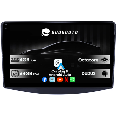Navigatii Dedicate - Navigatie dedicata Mitsubishi Grandis 2003-2011 V2, DUDU3, 4GB RAM 64GB ROM, Octacore, Platforma 8581, Android, Display QLED 10", DSP, Carplay&AndroidAuto