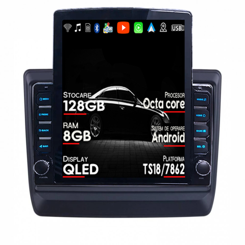 Navigatii Dedicate - Navigatie dedicata Isuzu D-Max 2020 Tesla Style, ANDROID 13, 9.7 inch , 8+128GB, Internet, Aplicatii, Waze, GPS