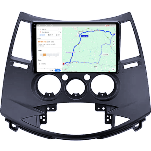 Navigatie dedicata Mitsubishi Grandis 2003-2011, 4GB RAM 32GB ROM, Octacore, Android 14, Display QLED 1K 9", DSP, Carplay&Android Auto, SIM 4G, Bluetooth, Ventilator Activ [4]
