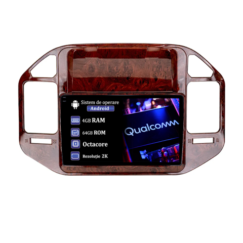 Navigatii Dedicate - Navigatie dedicata Mitsubishi Pajero V73 V2, 4GB RAM 64GB ROM, Procesor Qualcomm Octacore, Android 14, Rezolutie 2K, Display QLED 9", DSP, Carplay&Android Auto, SIM