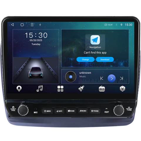 Navigatie dedicata Mitsubishi L200 2008-2016 Tesla cu butoane rotative model 2024, 4GB RAM 64GB ROM, Procesor Quadcore, Android 14, Display QLED 10", DSP, Carplay&Android Auto [5]