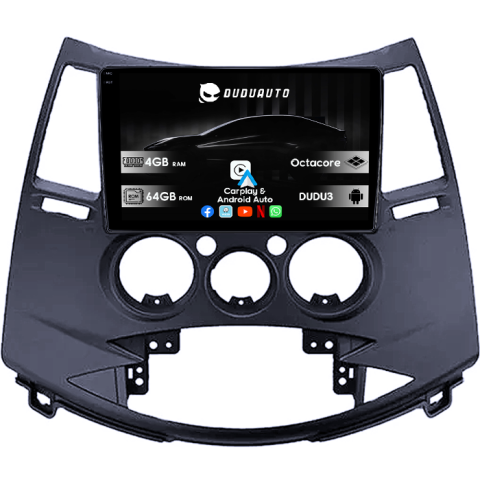 Grandis 2003-2011 - Navigatie dedicata Mitsubishi Grandis 2003-2011, DUDU3, 4GB RAM 64GB ROM, Octacore, Platforma 8581, Android, Display QLED 10", DSP, Carplay&AndroidAuto