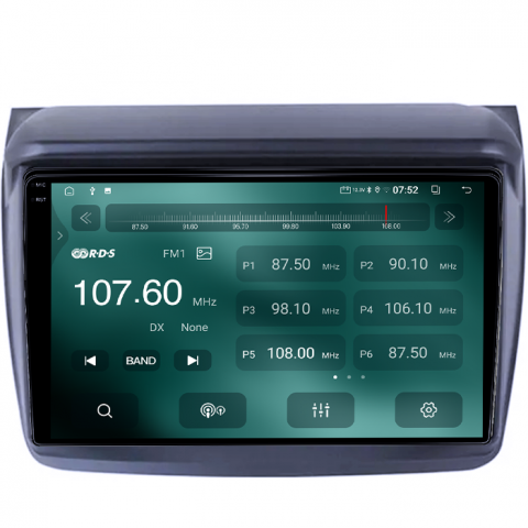 Navigatie dedicata Mitsubishi L200 2008-2016, 4GB RAM 64GB ROM, Quadcore, Android 14, Display QLED 1K, 9", DSP, Carplay&Android Auto, , Suport Camere AHD [2]