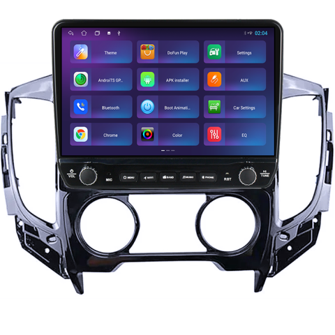 Navigatie dedicata Mitsubishi L200 2015-2019 Tesla cu butoane rotative model 2024, 4GB RAM 64GB ROM, Procesor Quadcore, Android 14, Display QLED 10", DSP, Carplay&Android Auto [3]