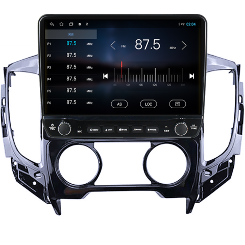 Navigatie dedicata Mitsubishi L200 2015-2019 Tesla cu butoane rotative model 2024, 4GB RAM 64GB ROM, Procesor Quadcore, Android 14, Display QLED 10", DSP, Carplay&Android Auto [2]