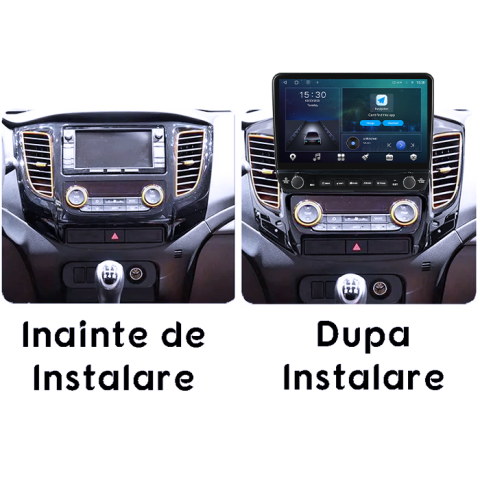 Navigatie dedicata Mitsubishi L200 2015-2019 Tesla cu butoane rotative model 2024, 4GB RAM 64GB ROM, Procesor Quadcore, Android 14, Display QLED 10", DSP, Carplay&Android Auto [6]
