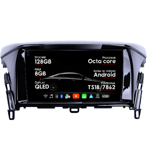 Navigatii Dedicate - Navigatie dedicata Mitsubishi L200 2015-2019, 8GB RAM 128GB ROM, Octacore, Platforma TS18, Android 14, Display QLED 9", Suporta camera 360", DSP, Carplay&Android Au